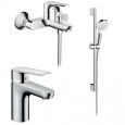 Комплект смесителей Hansgrohe Logis E ( SetLogisE100C) хром