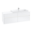 Villeroy Boch Collaro C030L0MS Тумба под раковину 1600х500 мм (White Matt)