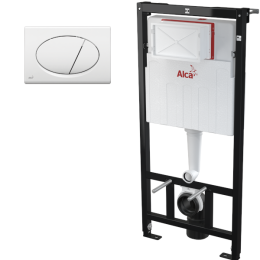 Система инсталляции для унитазов 4 в 1 AlcaPlast Sadromodul AM101/1120+M70+M91