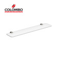 Colombo Design PLUS W4916.HPS1 - Стеклянная полка для ванной комнаты, (нержавеющая сталь)