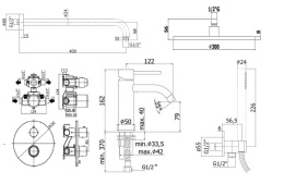 Комплект для душа Paffoni LIGHT (KITLIQ018CR071KING) хром