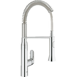 Grohe K7 31379000 Смеситель для кухни профессиональный, выдвижной гибкий излив