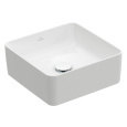 Раковина накладная 38 см Villeroy&Boch Collaro (4A2138RW) белый камень