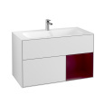 Villeroy Boch Finion F040HBMT Тумба под раковину 996х498 мм (peony matt/white matt)