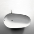 Agape Spoon AVAS0901ZG Ванна отдельностоящая 181.5x98.5x44 см, цвет: белый/темно-серый