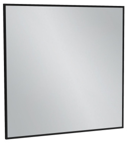 Зеркало Jacob Delafon Silhouette EB1425-S14, 80 х 80 см, лакированная рама черный сатин
