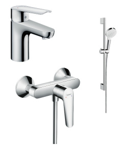 Комплект смесителей Hansgrohe Logis E (71178000/71610000/26532400) хром