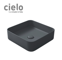 Ceramica CIELO Shui Comfort SHCOLAQ40 CM - Раковина накладная на столешницу 40 * 40 см (Cemento)