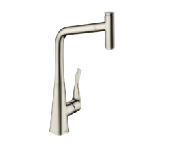 Смеситель для кухни Hansgrohe Metris Select M71 (14884800) сталь