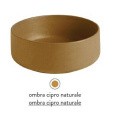 Раковина ArtCeram Cognac Countertop COL004 18; 00, накладная, цвет - ombra cipro naturale, 35 х 35 х