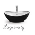 Раковина Laguraty 3218B Black&white цветная