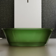 Прозрачная ванна ABBER Kristall AT9707Emerald зеленая