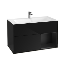 Villeroy Boch Finion G040PDPH Тумба под раковину 996х498 мм (black matt/glossy black)