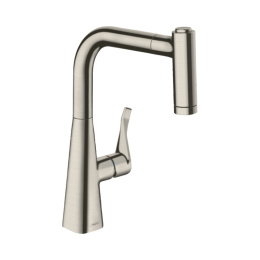 Смеситель для кухни Hansgrohe Metris M71 (14834800) сталь