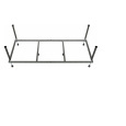 Каркас для прямоугольных акриловых ванн Koller Pool универсальный 140х70 со сборочным пакетом (CR140
