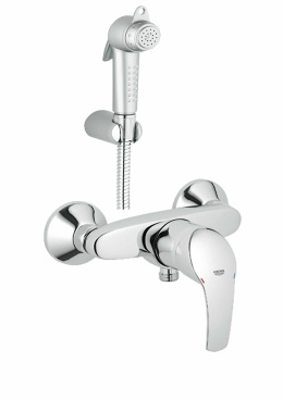 Гигиенический душ с настенным смесителем Grohe 33555+27