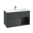 Villeroy Boch Finion F040PDHG Тумба под раковину 996х498 мм (black matt/midnight blue matt)