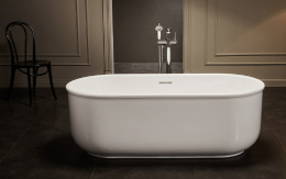 Акриловая ванна 150x80 BelBagno (BB401-1500-800), округлая