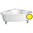 Акриловая ванна 150x150 BelBagno (BB07-ORO), округлая