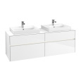 Villeroy Boch Collaro C024L0DH Тумба под раковину 1600х500 мм (Glossy White)