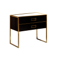 Armadi Art 866-100-BG Тумба MONACO 100см h84см черная глянец + золото под раковину моноблок