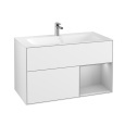 Villeroy Boch Finion G040GJGF Тумба под раковину 996х498 мм (light grey matt/glossy white)