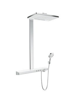 Душевая стойка Hansgrohe Rainmaker Select (27028400) хром/белый