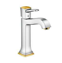 Смеситель для раковины 31302090 Hansgrohe Metropol Classic (хром, золото)