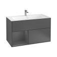 Villeroy Boch Finion F030GKGK Тумба под раковину 996х498 мм (Anthracite Matt)