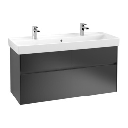 Villeroy Boch Collaro C01200PD Тумба под раковину 1154х444 мм (Black Matt Lacquer)