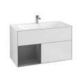 Villeroy Boch Finion G030GKMT Тумба под раковину 996х498 мм (anthracite matt/white matt)