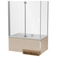Фронтальная панель для ванны Jacob Delafon CAPSULE E6D131-D26, 120 х 140 см, цвета - медовый и темны