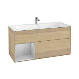 Villeroy Boch Finion F060GJPC Тумба под раковину 1196х498 мм (light grey matt/oak veneer)