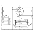 Тумба под раковину Aquanika LIGHT 100 AQL1004939WRU152 с подсветкой 100х49,6х39,4 см. белый