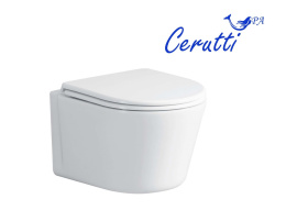 Унитаз Cerutti SPA Santa Aria CT9666 белый с сиденьем микролифт