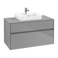 Villeroy Boch Collaro C01600FP Тумба под раковину 1000х500 мм (Glossy Grey)