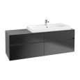 Villeroy Boch Collaro C03000PD Тумба под раковину 1600х500 мм (Black Matt Lacquer)