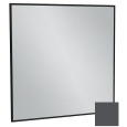 Зеркало Jacob Delafon Silhouette EB1425-S17, 80 х 80 см, лакированная рама серый антрацит сатин