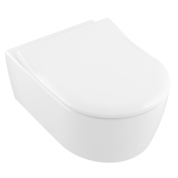 Villeroy Boch Avento 5656RSR1 Подвесной унитаз в комплекте с сиденьем и крышкой ceramicplus (альпийс