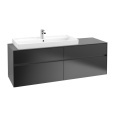 Villeroy Boch Collaro C02900PD Тумба под раковину 1600х500 мм (Black Matt Lacquer)