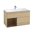 Villeroy Boch Finion F030GNPC Тумба под раковину 996х498 мм (walnut veneer/oak veneer)