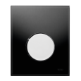 TECEloop Urinal Панель смыва, стекло черное, клавиша хром глянцевый