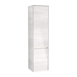 Villeroy Boch Collaro C033L0E8 Шкаф пенал для ванной комнаты, петли слева (White Wood)