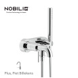 NOBILI Plus PL00110CR - Смеситель для ванны в комплекте с ручным душем (хром)