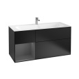 Villeroy Boch Finion F060GKPD Тумба под раковину 1196х498 мм (anthracite matt/black matt)