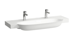 Раковина Laufen New Classic 8.1385.8.757.115.1 120 х 48 х 16.5 см, SaphirKeramik, 2 отверстия, без п