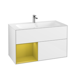 Villeroy Boch Finion G030HEGF Тумба под раковину 996х498 мм (sun matt/glossy white)