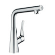 Смеситель для кухни Hansgrohe Metris Select M71 (14883800) сталь