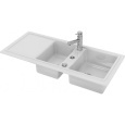 Мойка для кухни двойная 116*51 см Duravit Cassia 7513110000 (белый)