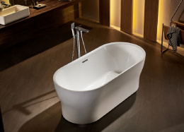 Акриловая ванна 150x80 BelBagno (BB405-1500-800), округлая